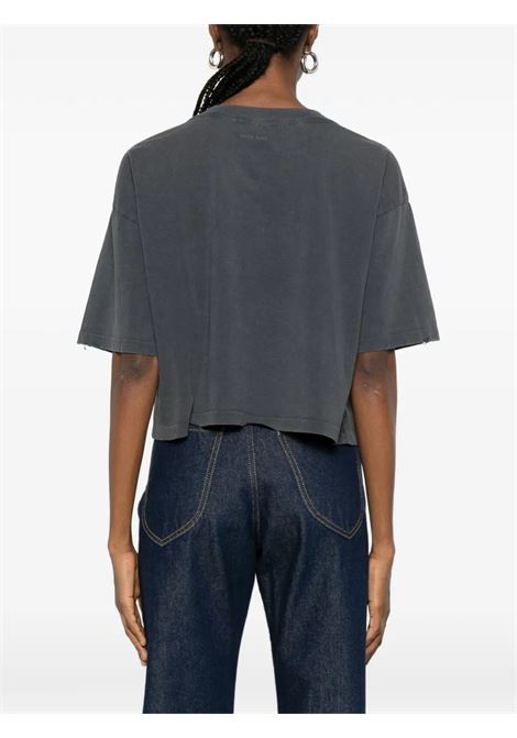 jonny cropped tee woman black ANINE BING | A-08-11739WBL1